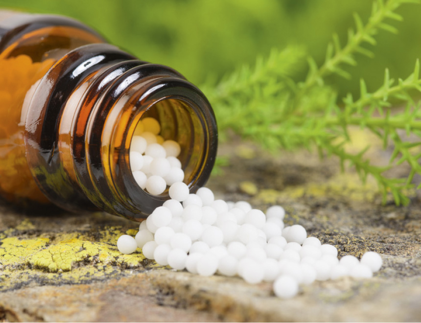 Homoeopathie Globuli Naturheilkunde Foto